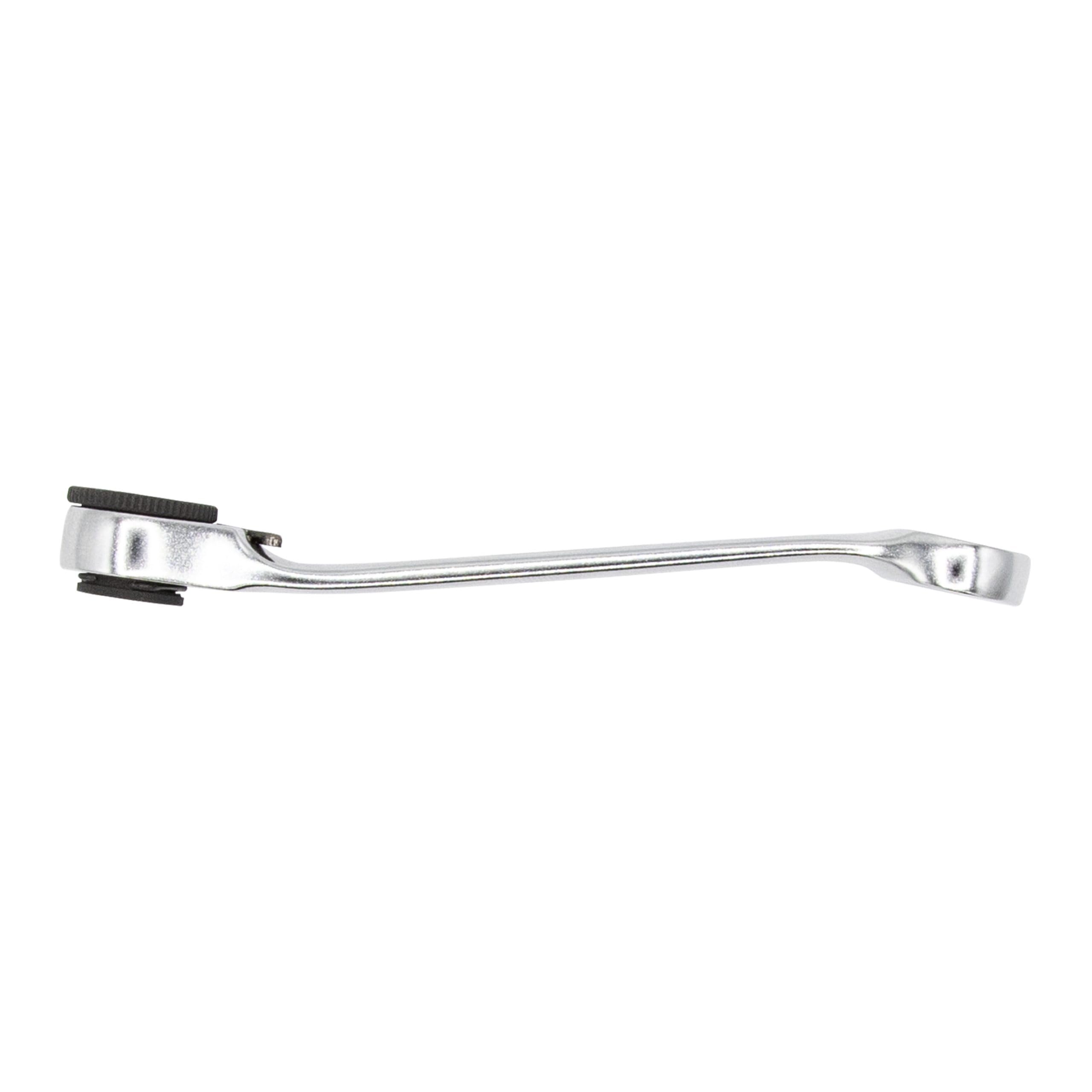 Railer Double Ended 1/4" Hex Mini Bit Ratchet | Industrial Strength Ratcheting Screwdriver with 5/16" Wrench - Image 3