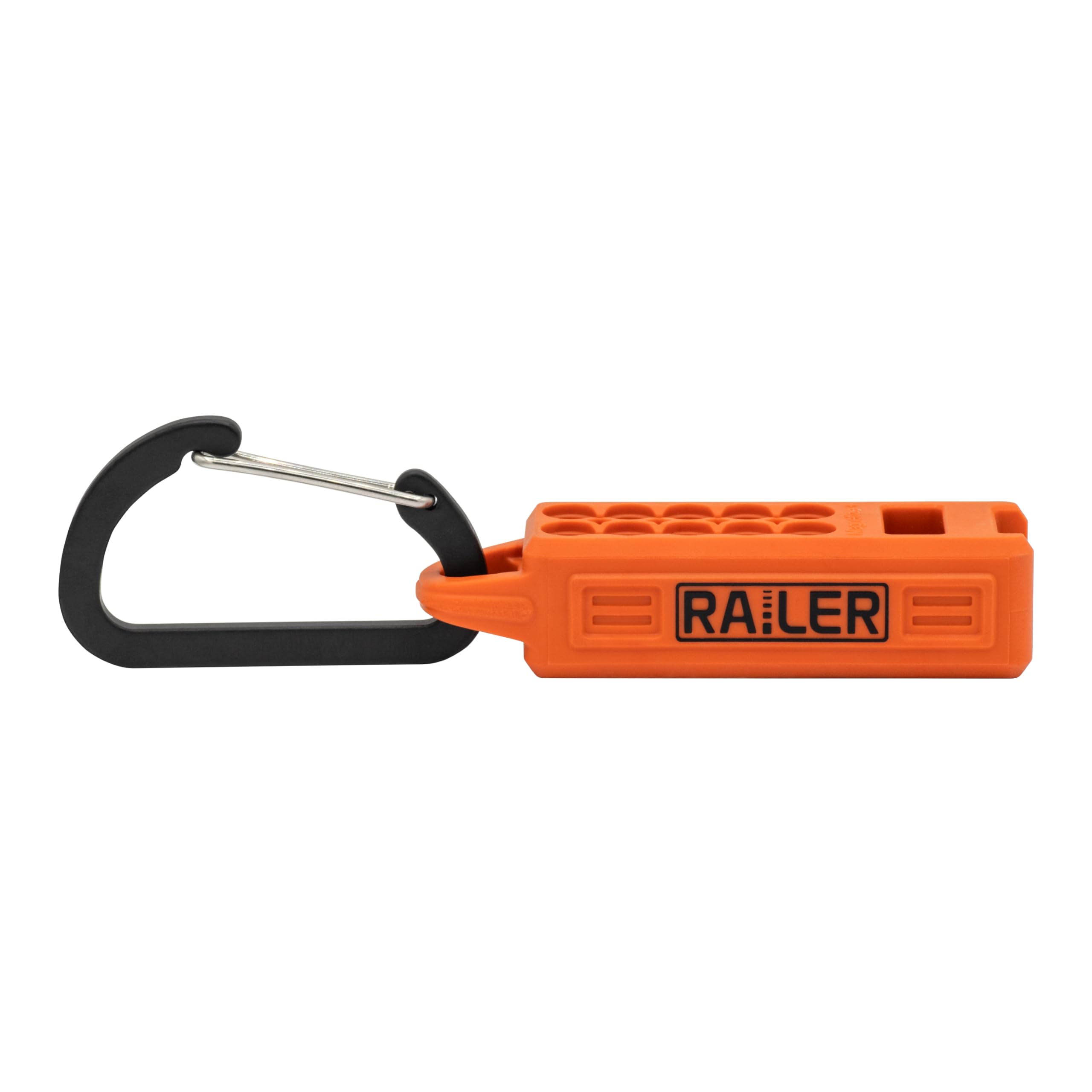 Screwdriver Magnetizer Bit Holder Organizer – Railer 10-Hole Magnetizer/Demagnetizer Bit Organizer Holder with Carabiner - Image 3